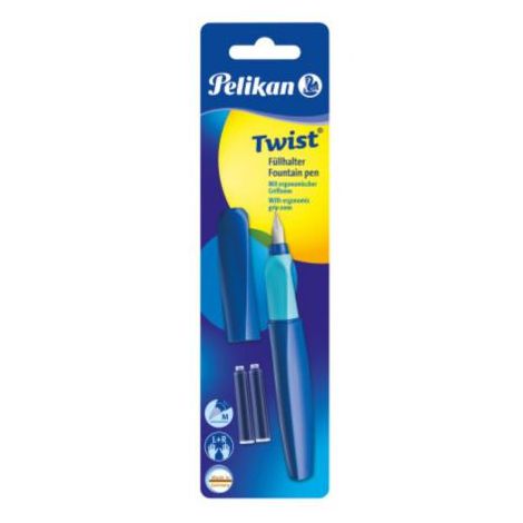 Pióro wieczne Pelikan Twist Niebiesko-błękitne - 3